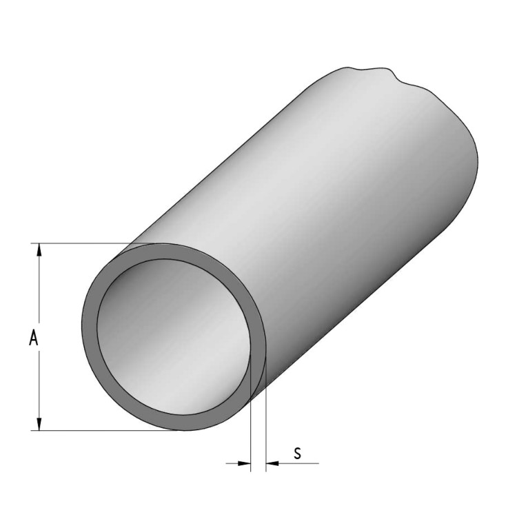 INOX TUBO AISI 304 40X2